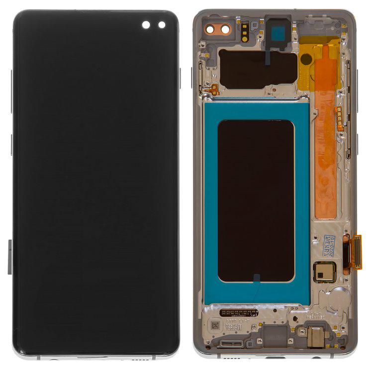 Дисплей для Samsung G975 Galaxy S10 Plus, білий, із сенсорним екраном, з рамкою, оригінал (переклеєне скло)
Дисплей для Samsung G975 Galaxy S10 Plus, білий, із сенсорним екраном, з рамкою, оригінал (переклеєне скло)