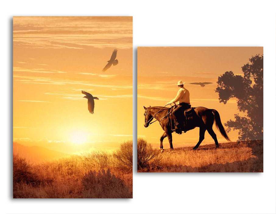 Модульная картина LaPrint Наездник 100х73 см 
Модульная картина LaPrint Наездник 100х73 см