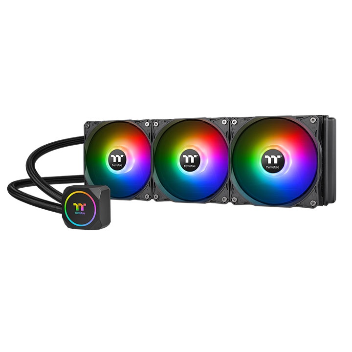 Система водяного охлаждения Thermaltake TH360 ARGB Sync AIO Liquid Cooler (CL-W300-PL12SW-A), Intel: 2066/20113/2011/1366/1156/1155/1151/1150, AMD: FM2/FM1/AM4/AM3+/AM3/AM2+/AM2, 3х120мм, 4-pin
Система водяного охлаждения Thermaltake TH360 ARGB Sync AIO Liquid Cooler (CL-W300-PL12SW-A), Intel: 2066/20113/2011/1366/1156/1155/1151/1150, AMD: FM2/FM1/AM4/AM3+/AM3/AM2+/AM2, 3х120мм, 4-pin