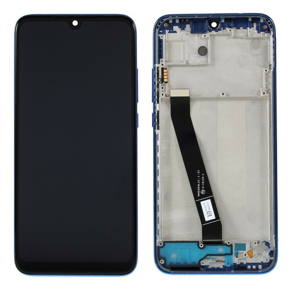 Дисплей для Xiaomi Redmi 7 с сенсором (тачскрином) черный и с рамкой синего цвета Оригинал
Дисплей для Xiaomi Redmi 7 с сенсором (тачскрином) черный и с рамкой синего цвета Оригинал