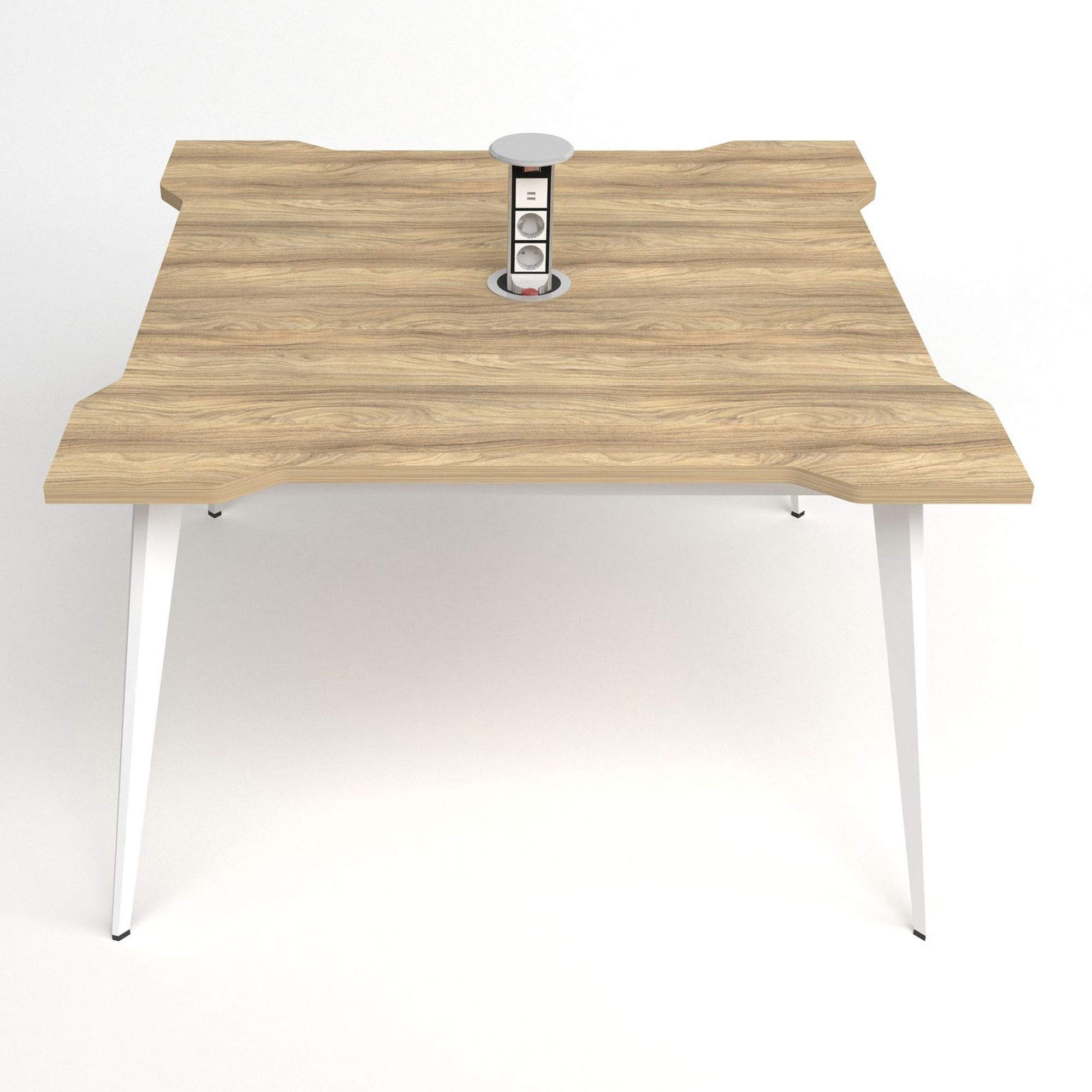 Стол офисный с розеткой для переговоров Delta DL-110 металл белый/ДСП Блэквуд Ячменный AMF
Стол офисный с розеткой для переговоров Delta DL-110 металл белый/ДСП Блэквуд Ячменный AMF