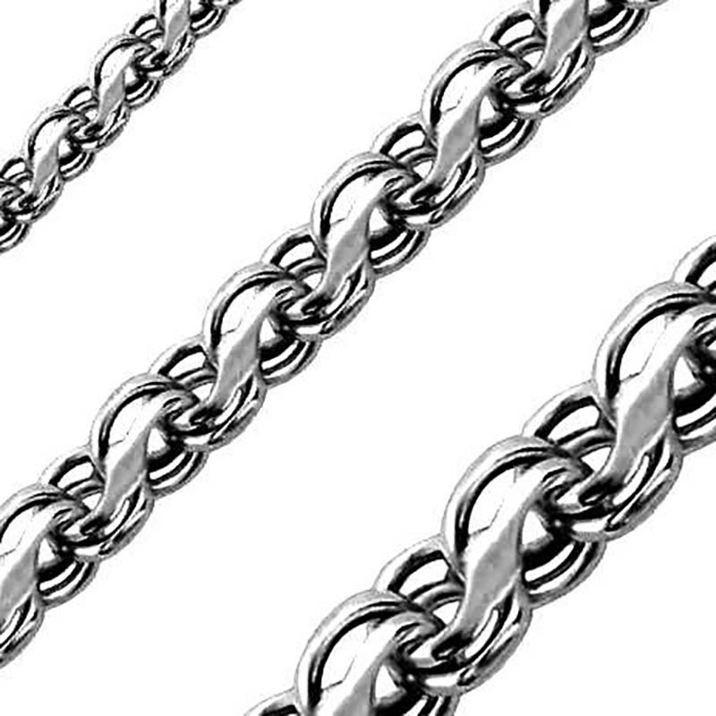 Серебряный мужской браслет ручеёк (Кайзерка) 18см / 7мм чернёный
Серебряный мужской браслет ручеёк (Кайзерка) 18см / 7мм чернёный