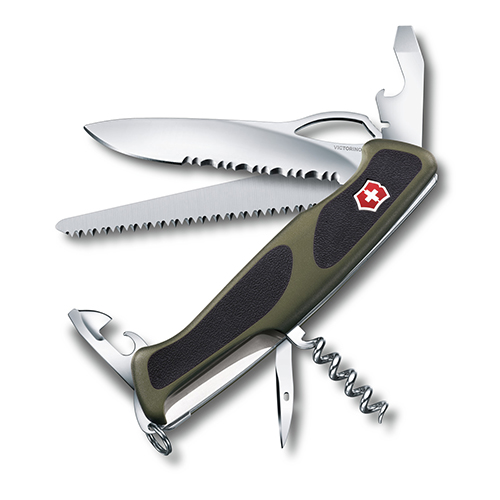 Складной нож Victorinox RANGERGRIP 179 130мм/3сл/12функ/зел-черн /одноруч/волн/lock/штоп/пила Vx09563.MWC4
Складной нож Victorinox RANGERGRIP 179 130мм/3сл/12функ/зел-черн /одноруч/волн/lock/штоп/пила Vx09563.MWC4