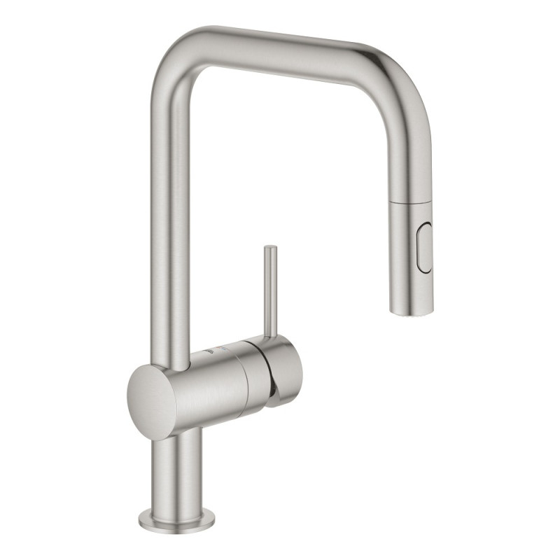 Смеситель для кухни одноважільний висувний Grohe EX Minta 32322DC2 Нерж.сталь
Смеситель для кухни одноважільний висувний Grohe EX Minta 32322DC2 Нерж.сталь