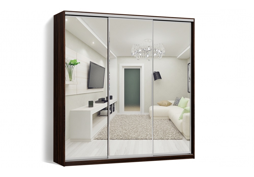 Шкаф-купе Luxe 3 двери Зеркало/Зеркало/Зеркало CLS - I 240 x 210 x 45 см цвет Венге магия
Шкаф-купе Luxe 3 двери Зеркало/Зеркало/Зеркало CLS - I 240 x 210 x 45 см цвет Венге магия