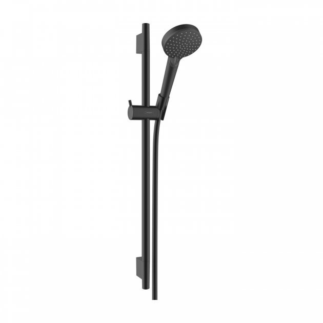 Душевой гарнитур со штангой Hansgrohe Vernis Blend (цвет - чёрный матовый) (26422670)
Душевой гарнитур со штангой Hansgrohe Vernis Blend (цвет - чёрный матовый) (26422670)
