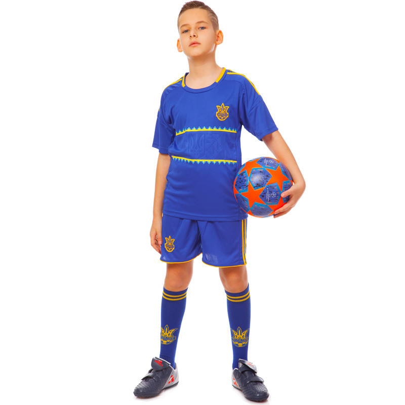Комплект футбольной формы УКРАИНА Zelart Sport 1006-UKR-13B XS (22) рост 116-125 см Blue
Комплект футбольной формы УКРАИНА Zelart Sport 1006-UKR-13B XS (22) рост 116-125 см Blue