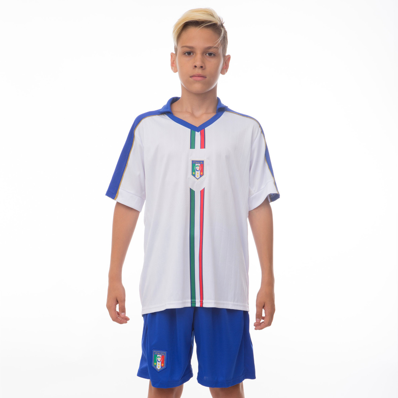 Форма футбольная детская Italy Италия Zelart Sport гостевая 3900-ITAL-1 L (28) рост 145-155 см
Форма футбольная детская Italy Италия Zelart Sport гостевая 3900-ITAL-1 L (28) рост 145-155 см