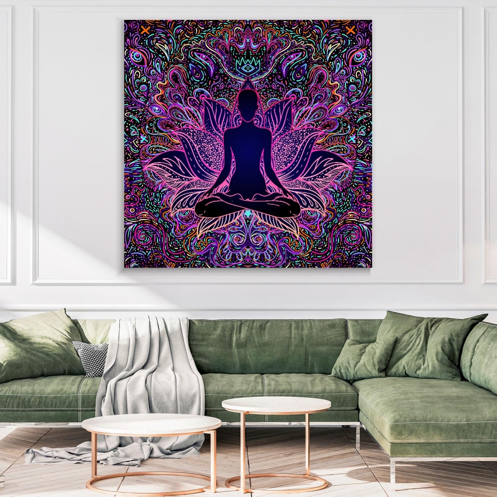 Картина на холсте Psy Art Sitting Buddha Over Colorful Neon Background 80х80 см.
Картина на холсте Psy Art Sitting Buddha Over Colorful Neon Background 80х80 см.