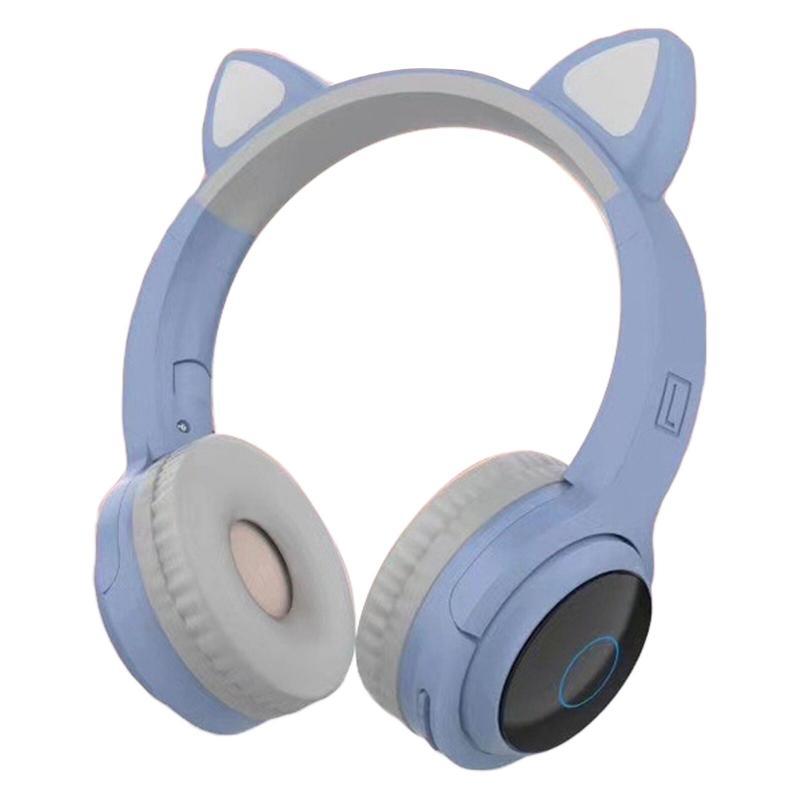 Беспроводные Наушники с кошачьими Ушками с подсветкой + поддержка MicroSD Cat Ear XY-203 Голубые
Беспроводные Наушники с кошачьими Ушками с подсветкой + поддержка MicroSD Cat Ear XY-203 Голубые