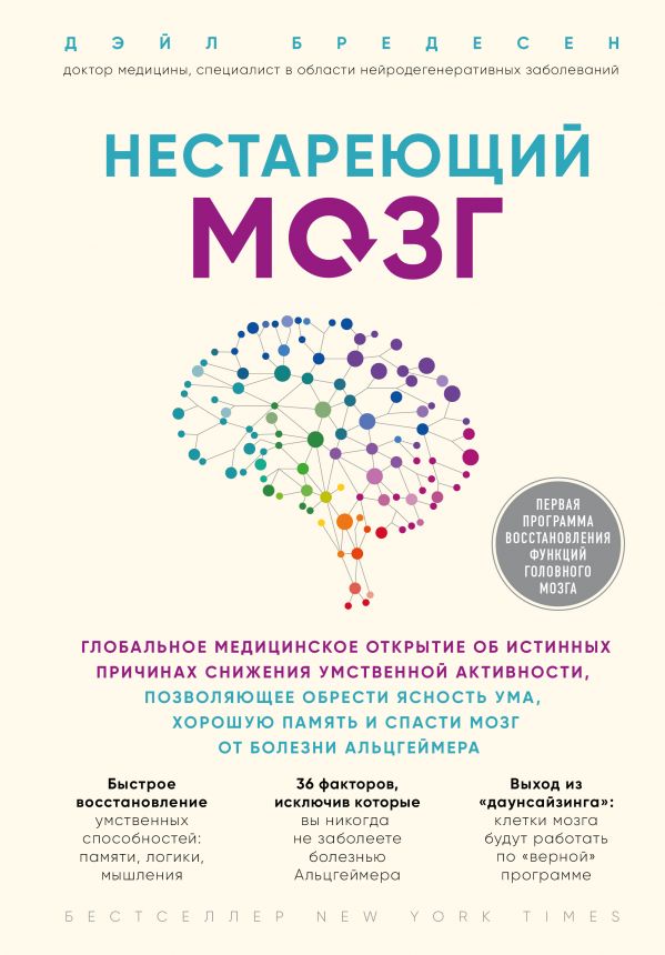 Нестареющий мозг. Глобальное медицинское открытие об истинных причинах снижения умственной активности, позволяющее обрести ясность ума, хорошую память и спасти мозг от болезни Альцгеймера
Нестареющий мозг. Глобальное медицинское открытие об истинных причинах снижения умственной активности, позволяющее обрести ясность ума, хорошую память и спасти мозг от болезни Альцгеймера