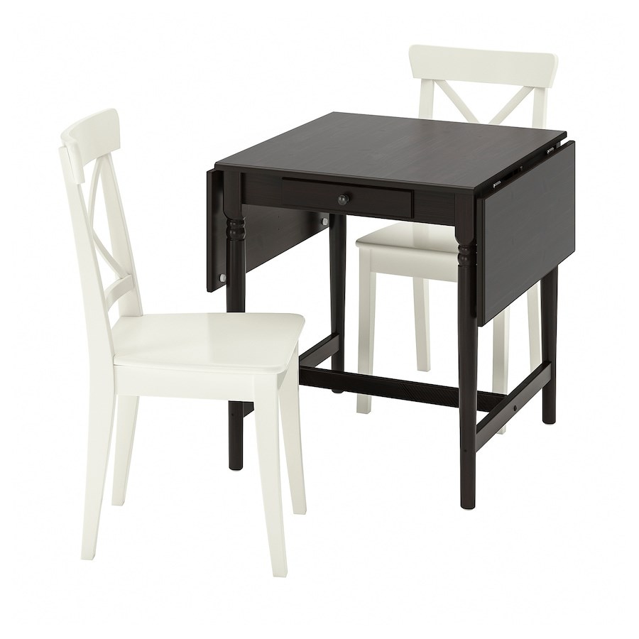 Стіл і 2 стільці IKEA INGATORP / INGOLF 65 / 123x78 см чорно-коричневий/білий (393.998.76)
Стіл і 2 стільці IKEA INGATORP / INGOLF 65 / 123x78 см чорно-коричневий/білий (393.998.76)