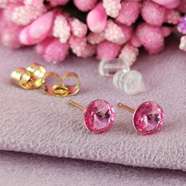 Серьги гвоздики SWAROVSKI 6 мм х 6 мм Розовый медицинское золото позолота 18К А/В 7-0170
Серьги гвоздики SWAROVSKI 6 мм х 6 мм Розовый медицинское золото позолота 18К А/В 7-0170