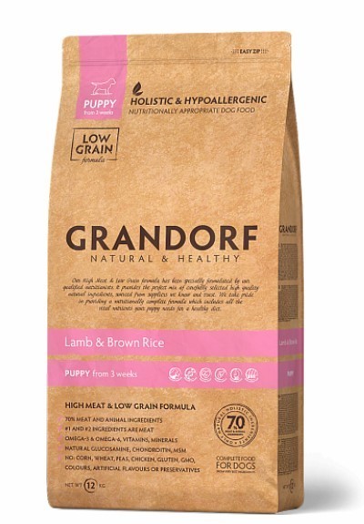 Сухой корм Grandorf Lamb & Brown Rice Puppy для щенков от 3 недель, беременных и кормящих собак 12 кг (5404009575128)
Сухой корм Grandorf Lamb & Brown Rice Puppy для щенков от 3 недель, беременных и кормящих собак 12 кг (5404009575128)