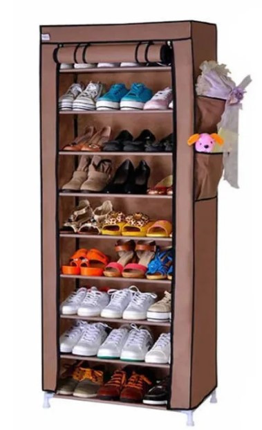 Стеллаж для хранения обуви Combination Shoe Frame 60X30X160 Коричневый 
Стеллаж для хранения обуви Combination Shoe Frame 60X30X160 Коричневый