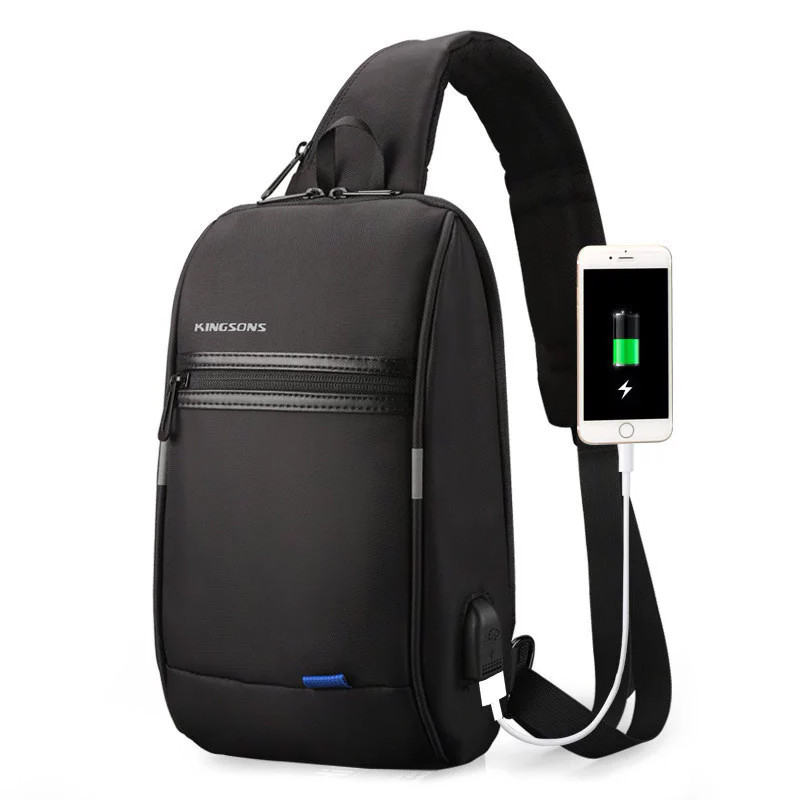 Рюкзак на одно плечо Kingsons KS3174W Black для мужчин повседневная USB для зарядки потайной карман (SKU_4207-12226)
Рюкзак на одно плечо Kingsons KS3174W Black для мужчин повседневная USB для зарядки потайной карман (SKU_4207-12226)