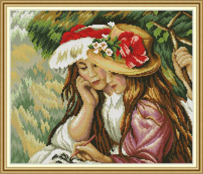 Набор для вышивания по нанесённой на канву схеме "Girls 2". AIDA 14CT printed, 41*35 см
Набор для вышивания по нанесённой на канву схеме "Girls 2". AIDA 14CT printed, 41*35 см