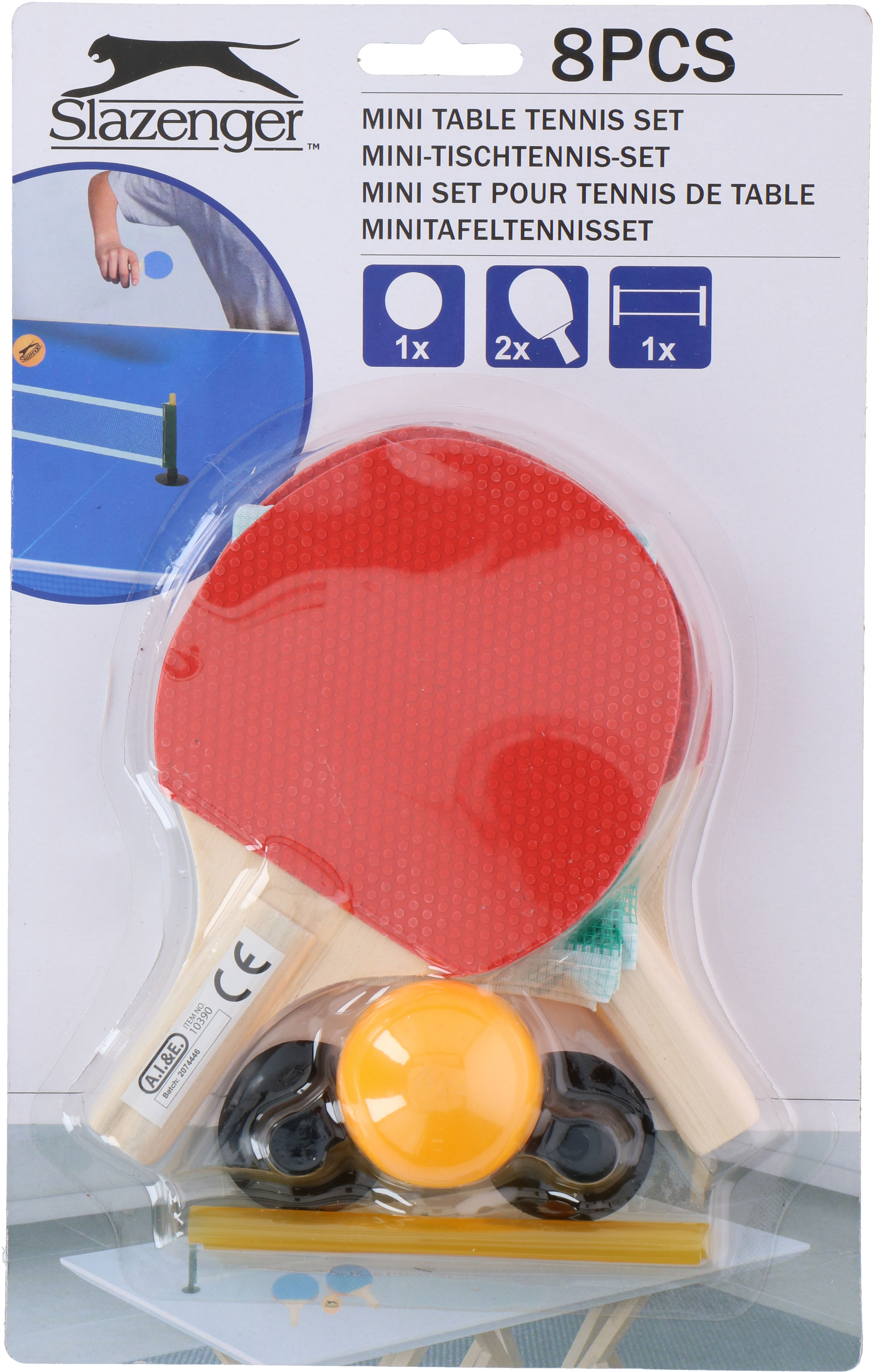 Набор для пинг-понга Slazenger mini 8 предметов 15.5x9.5x1.7 см 8711252103907 (871125210390)
Набор для пинг-понга Slazenger mini 8 предметов 15.5x9.5x1.7 см 8711252103907 (871125210390)