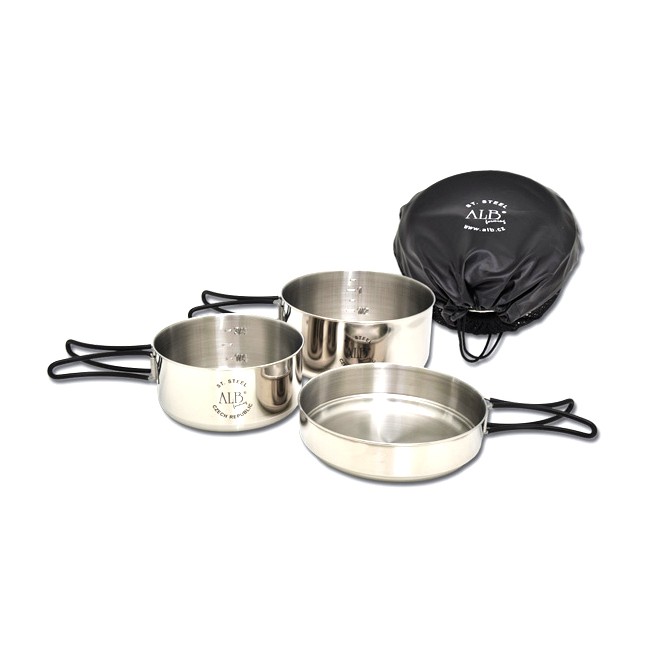 Набір Туристичного Посуду Alb Forming 655 Camping Set St. Steel Crni 44487 3-Pcs +
Набір Туристичного Посуду Alb Forming 655 Camping Set St. Steel Crni 44487 3-Pcs +