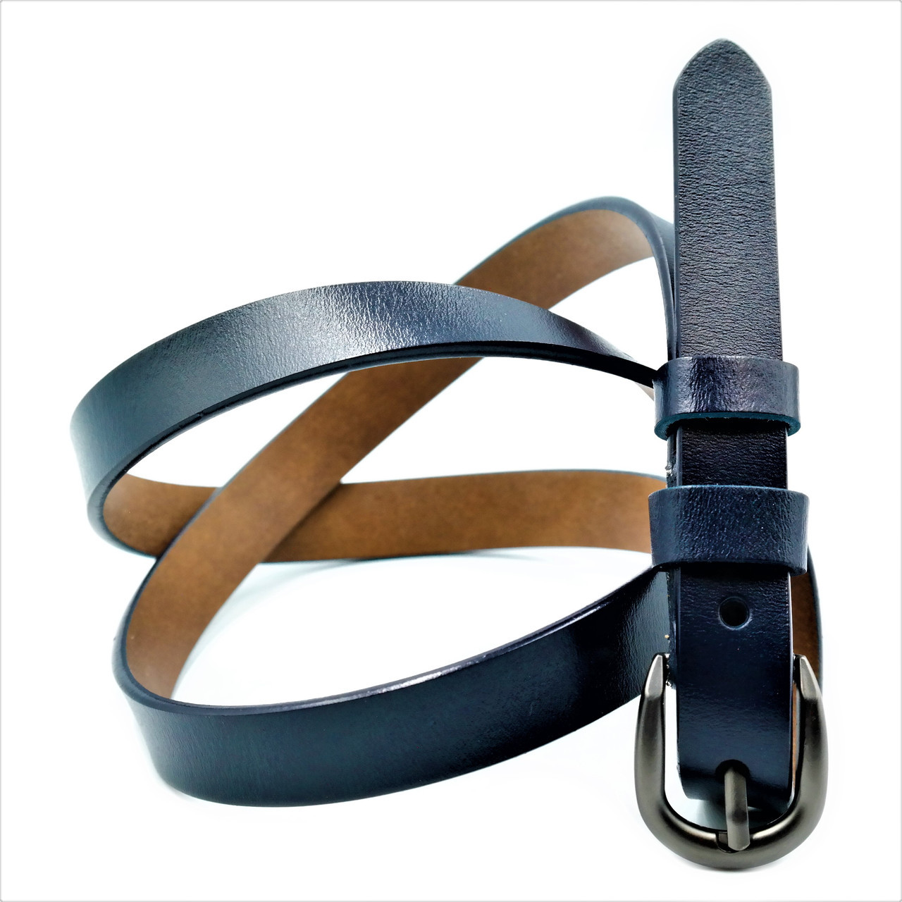 Кожаный ремень Weatro пояс синий Пряжка классическая 110-115 см 
Кожаный ремень Weatro пояс синий Пряжка классическая 110-115 см