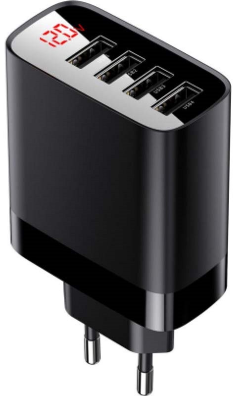 Сетевое зарядное устройство Baseus Mirror Lake Digital Display 4USB Travel Charger 30W (EU) Black (CCJMHB-B01)
Сетевое зарядное устройство Baseus Mirror Lake Digital Display 4USB Travel Charger 30W (EU) Black (CCJMHB-B01)