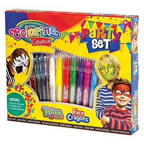Подарочный набор PARTY SET (мел +5 ручек ТАТОО + 3 трафарета) Colorino (80115PTR)
Подарочный набор PARTY SET (мел +5 ручек ТАТОО + 3 трафарета) Colorino (80115PTR)