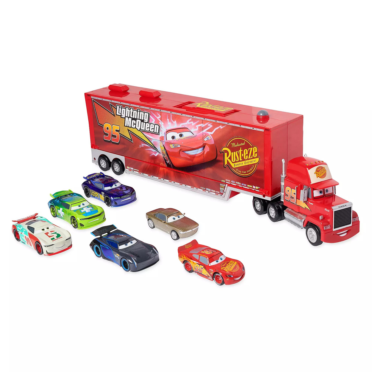Набір машинок Mack Friction and Six Die Cast Великий Мак (Маквін+Шторм+Маркус+Адам+Пол+Стерлінг) Disney
Набір машинок Mack Friction and Six Die Cast Великий Мак (Маквін+Шторм+Маркус+Адам+Пол+Стерлінг) Disney