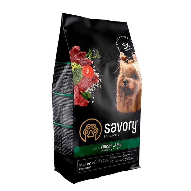 Сухой корм для собак малых пород Savory Small Breeds Adult Fresh Lamb со свежим мясом ягненка 1 кг
Сухой корм для собак малых пород Savory Small Breeds Adult Fresh Lamb со свежим мясом ягненка 1 кг
