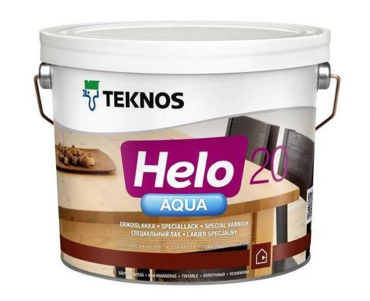 Лак Teknos HELO AQUA 20 ( Текнос ХЕЛО АКВА 20 ) 2.7 л водоразбавляемый, полеуретановый, полуматовый, для пола и мебели
Лак Teknos HELO AQUA 20 ( Текнос ХЕЛО АКВА 20 ) 2.7 л водоразбавляемый, полеуретановый, полуматовый, для пола и мебели