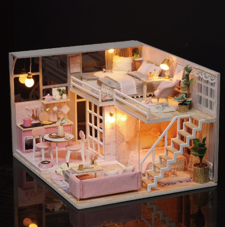 3D румбокс конструктор миниатюрный кукольный дом Cute Room Girlish Dream (30107)
3D румбокс конструктор миниатюрный кукольный дом Cute Room Girlish Dream (30107)