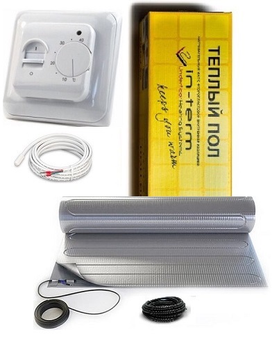 Алюминиевый нагревательный мат IN-TERM 4 м² 8 м 600 Вт в комплекте с механическим терморегулятором(VIT00116611139) 
Алюминиевый нагревательный мат IN-TERM 4 м² 8 м 600 Вт в комплекте с механическим терморегулятором(VIT00116611139)