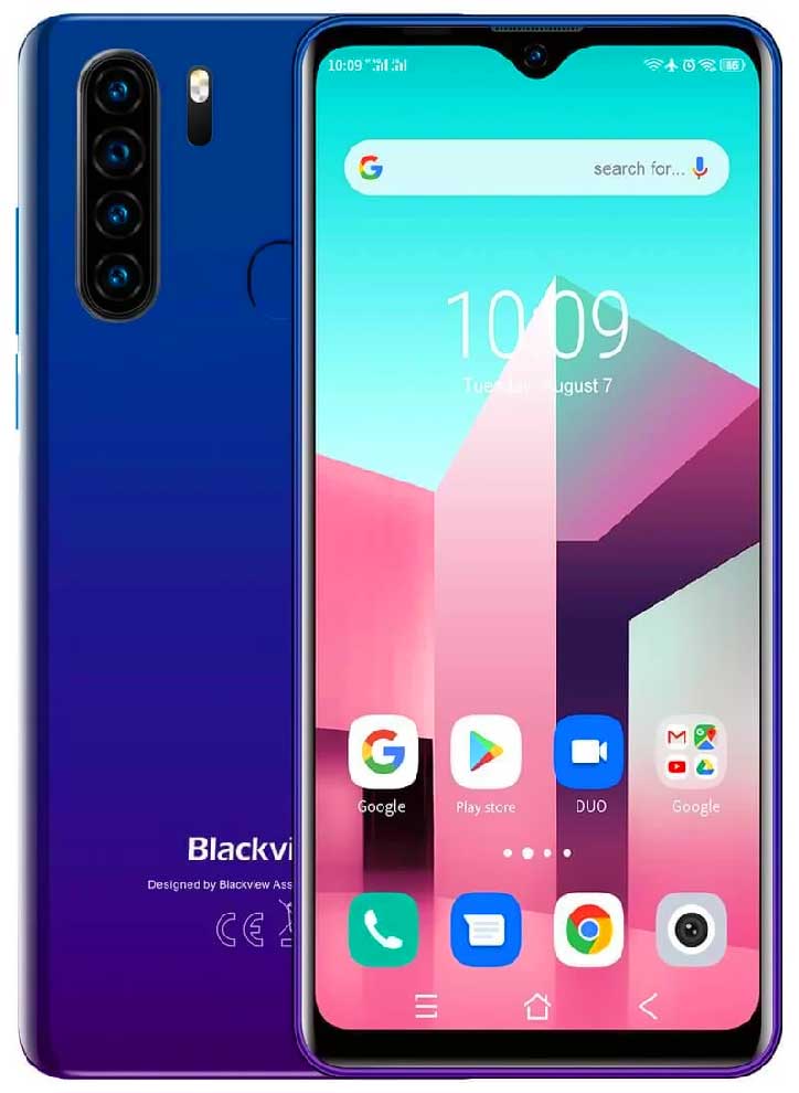 Мобильный телефон Blackview A80 Plus (4+64Gb, АКБ 4680 мАч) Blue 
Мобильный телефон Blackview A80 Plus (4+64Gb, АКБ 4680 мАч) Blue
