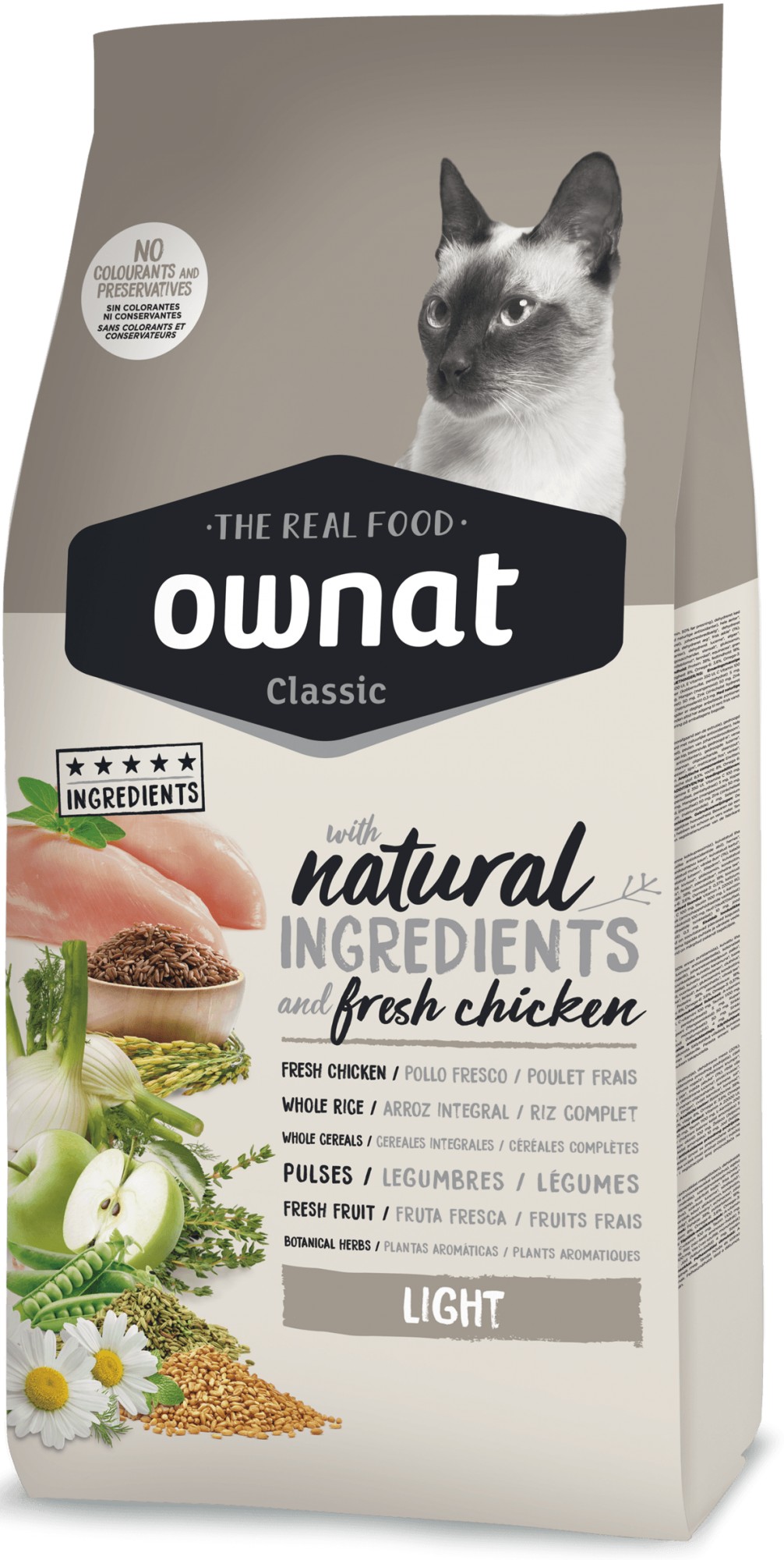 Сухой корм для кошек Ownat Classic Light (Cat) 1.5 кг низкокалорийный кошкам с излишним весом
Сухой корм для кошек Ownat Classic Light (Cat) 1.5 кг низкокалорийный кошкам с излишним весом