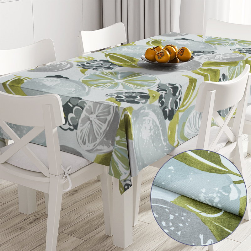 Скатерть с акриловой пропиткой Time Textile Oteiza Серый, Зеленый TT170027 140x200
Скатерть с акриловой пропиткой Time Textile Oteiza Серый, Зеленый TT170027 140x200