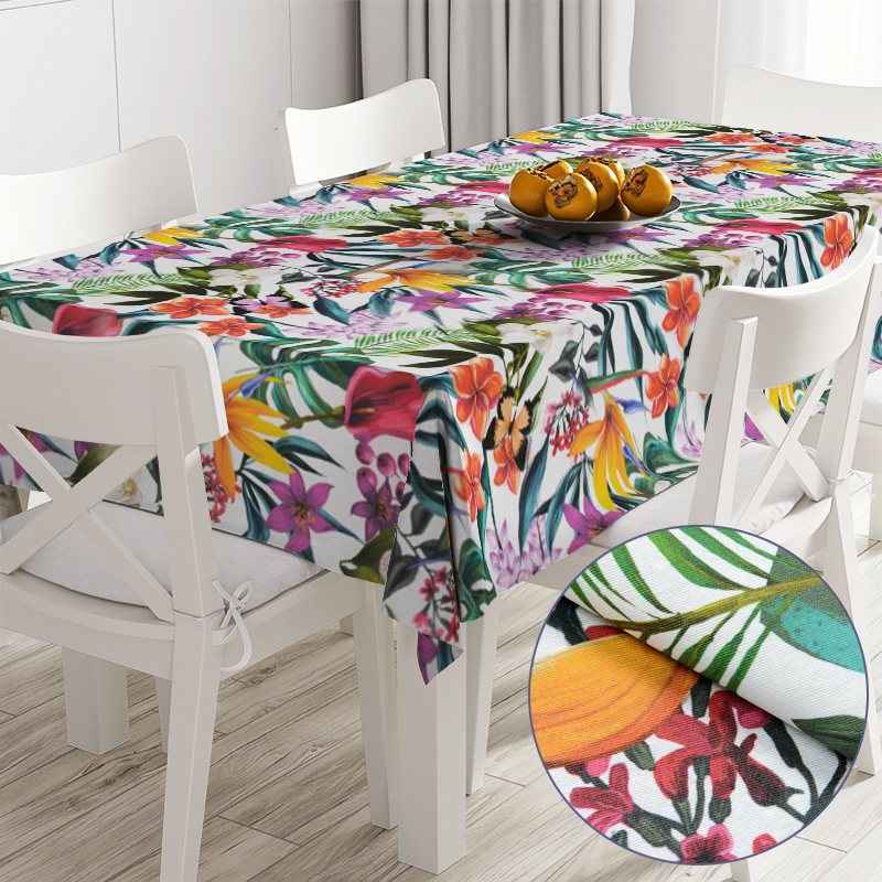 Скатерть с акриловым покрытием Time Textile Exotic Разноцветный TT170066 140x300
Скатерть с акриловым покрытием Time Textile Exotic Разноцветный TT170066 140x300