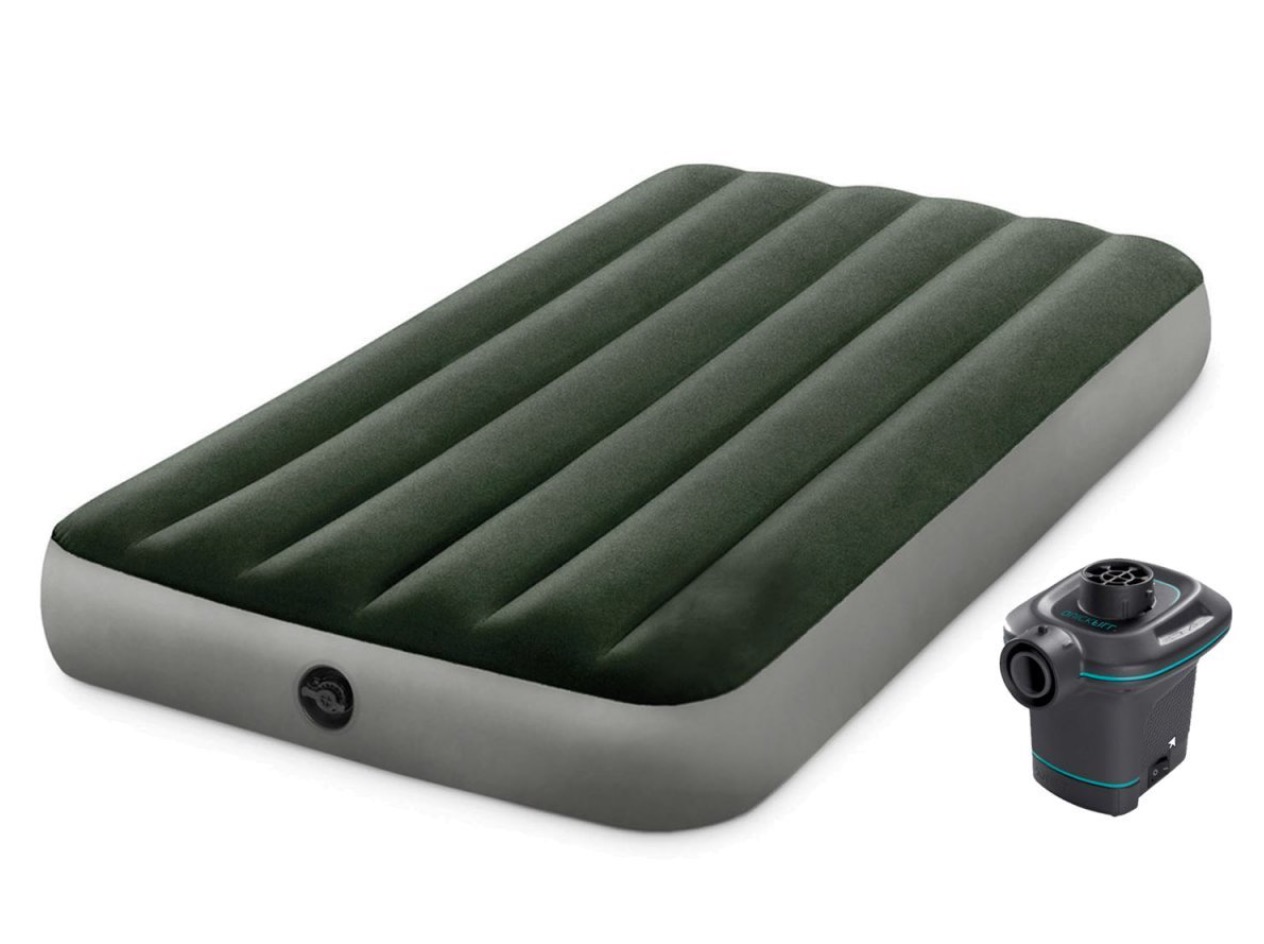 Надувной матрас одноместный Intex Pillow Rest Classic Зеленый ПВХ с насосом 99х191х25 см (IP-171866)
Надувной матрас одноместный Intex Pillow Rest Classic Зеленый ПВХ с насосом 99х191х25 см (IP-171866)