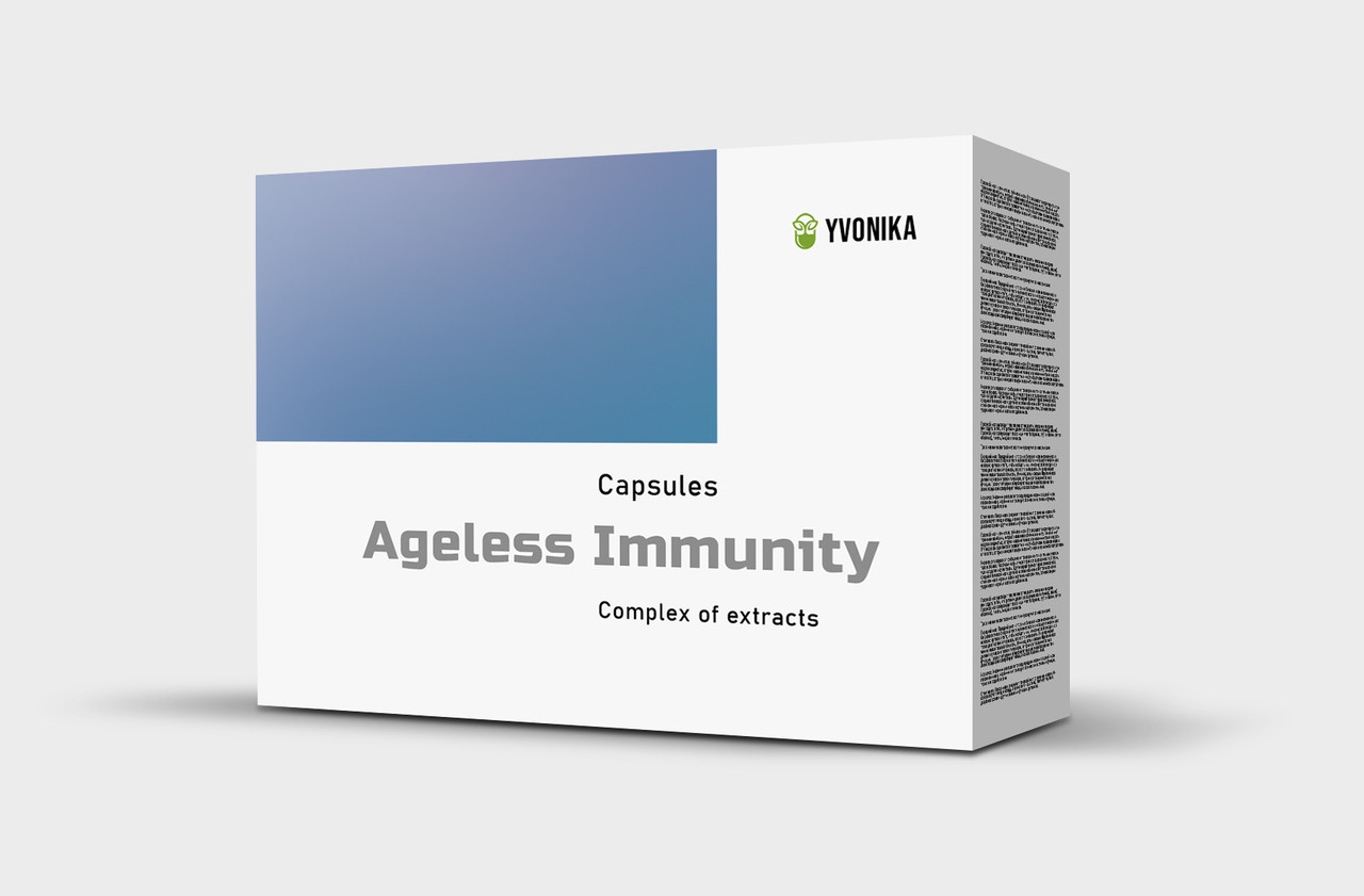Натуральная добавка Yvonika Аgeless Immunity для повышения иммунитета капсулы 20 шт
Натуральная добавка Yvonika Аgeless Immunity для повышения иммунитета капсулы 20 шт
