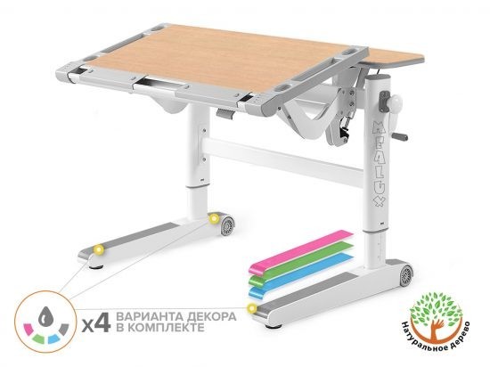 Детский стол Mealux Ergowood L Multicolor столешница клен / накладки на ножках серые BD-810 MG/MC
Детский стол Mealux Ergowood L Multicolor столешница клен / накладки на ножках серые BD-810 MG/MC