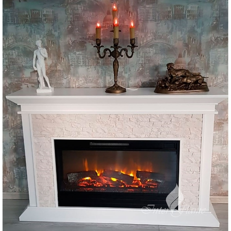 Фронтальный каминокомплект Fireplace Вена Белый эффект живого огня со звуком и обогревом
Фронтальный каминокомплект Fireplace Вена Белый эффект живого огня со звуком и обогревом