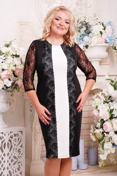 Женское платье батал LineDa, Пчела черный + белый 52, Женское платье батал LineDa, Пчела черный + белый 2XL 52
Женское платье батал LineDa, Пчела черный + белый 52, Женское платье батал LineDa, Пчела черный + белый 2XL 52