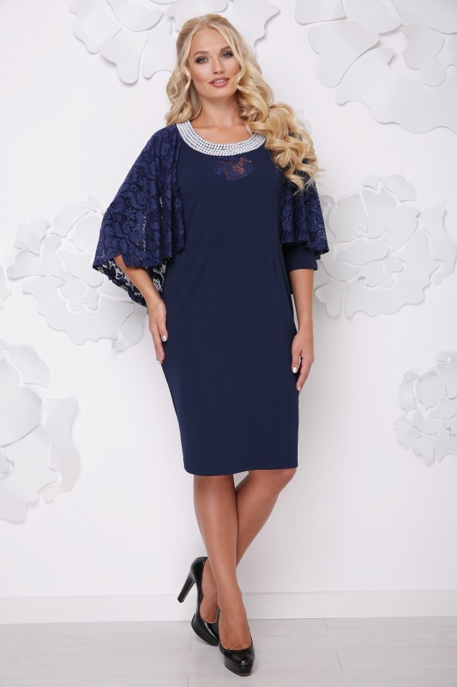 Женское платье батал LineDa, Милана синий  56, Женское платье батал LineDa, Милана синий 4XL 56 
Женское платье батал LineDa, Милана синий  56, Женское платье батал LineDa, Милана синий 4XL 56