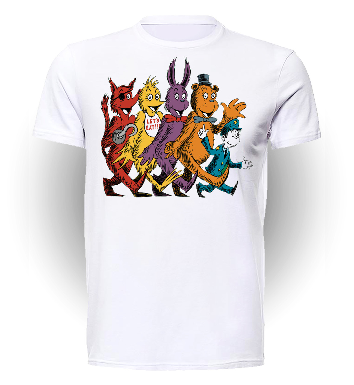 Футболка детская 134 см Gee! Белая с рисунком 5 ночей с Фредди Five Nights at Freddy’s 5 Nights FN.01.063
Футболка детская 134 см Gee! Белая с рисунком 5 ночей с Фредди Five Nights at Freddy’s 5 Nights FN.01.063