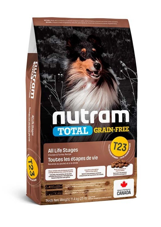 Сухой беззлаковый корм для собак Nutram T23 Total Grain Free Chiken, Turkey & Duck с птицей 11,4 кг
Сухой беззлаковый корм для собак Nutram T23 Total Grain Free Chiken, Turkey & Duck с птицей 11,4 кг