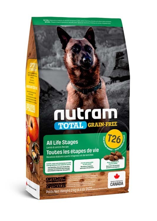 Сухой беззлаковый корм для собак Nutram T26 Total Grain Free Lamb & Lentils с ягненком и чечевицей 2 кг
Сухой беззлаковый корм для собак Nutram T26 Total Grain Free Lamb & Lentils с ягненком и чечевицей 2 кг
