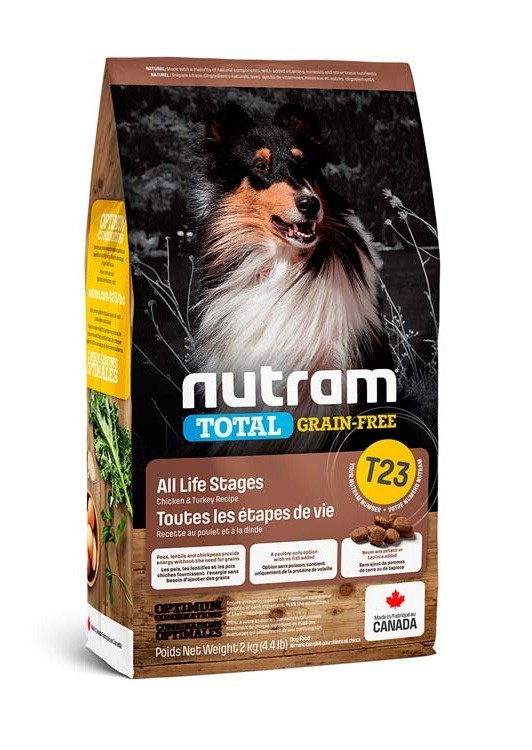 Сухой беззлаковый корм для собак Nutram T23 Total Grain Free Chiken, Turkey & Duck с птицей 2 кг
Сухой беззлаковый корм для собак Nutram T23 Total Grain Free Chiken, Turkey & Duck с птицей 2 кг