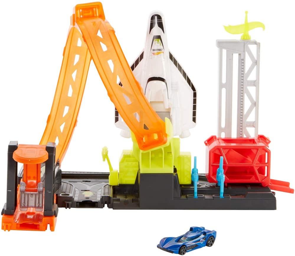 Трек Hot Wheels City Стартовая площадка шаттла Super Space Shuttle Launch Pad Set (GTT75)
Трек Hot Wheels City Стартовая площадка шаттла Super Space Shuttle Launch Pad Set (GTT75)