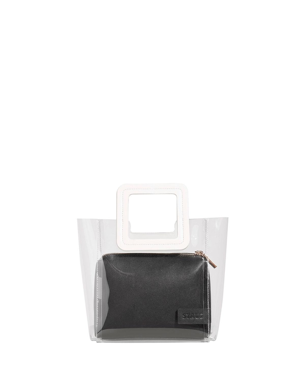 Женская сумка Staud Mini Contrast Shirley Bag Clear Black White цвет Белый (BW-0426)
Женская сумка Staud Mini Contrast Shirley Bag Clear Black White цвет Белый (BW-0426)