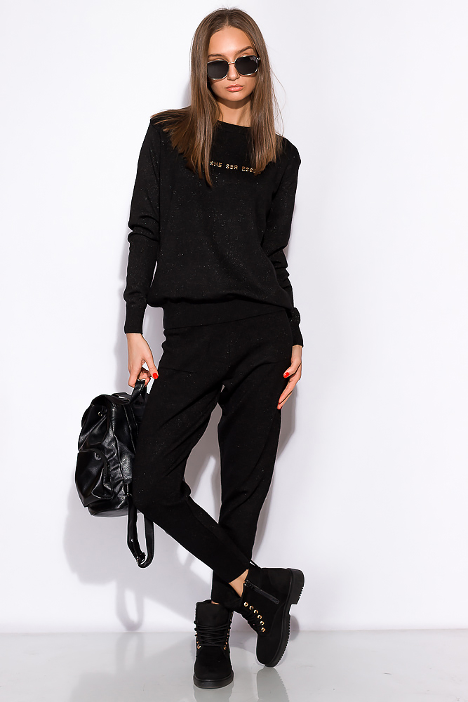 Костюм женский Time of Style 120PSKL021 - Черный, Костюм женский Time of Style 120PSKL021 S-M Черный
Костюм женский Time of Style 120PSKL021 - Черный, Костюм женский Time of Style 120PSKL021 S-M Черный