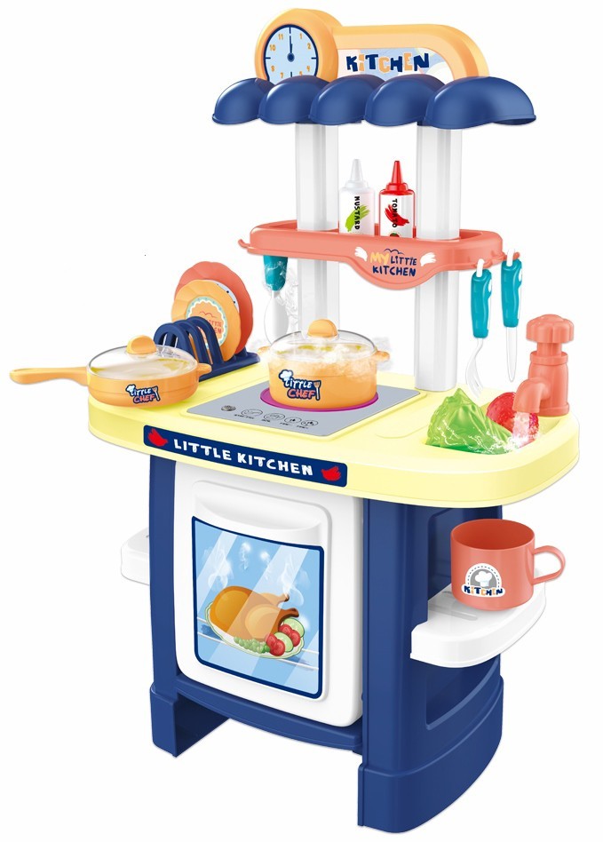 Детская кухня J`D Toys с реалистичными звуками и световыми эффектами и холодным паром, синяя (3622A)
Детская кухня J`D Toys с реалистичными звуками и световыми эффектами и холодным паром, синяя (3622A)