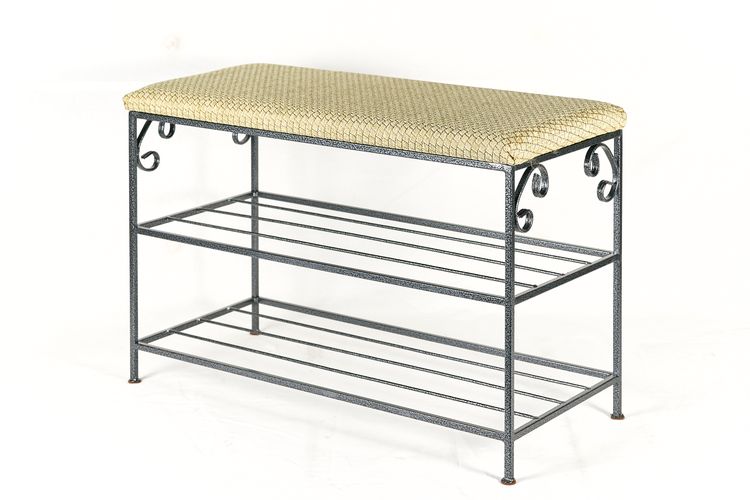 Полка для обуви металлическая кованая Ferrum Soft Black Silver, 70х30х45см., обувница, в прихожую, гарантия 1 год
Полка для обуви металлическая кованая Ferrum Soft Black Silver, 70х30х45см., обувница, в прихожую, гарантия 1 год